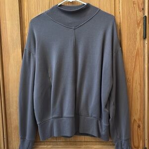 Athleta Mock Turtle Neck Sweatshirt
